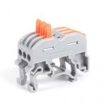 Din Rail Wire Splice Connectors,For 4mm²,01 02 03 Pins